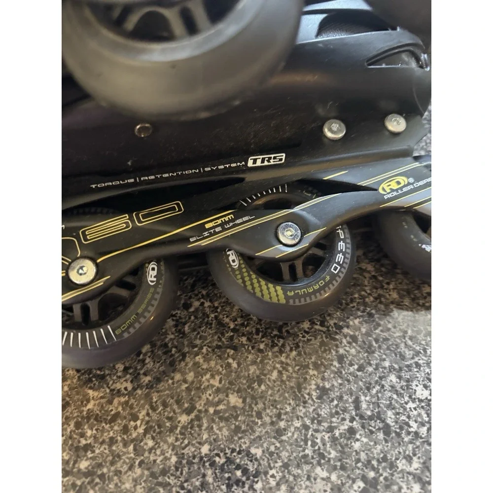 Roller Derby Men's Aerio Q-60 Inline Skates - Black/Yellow Size 11
